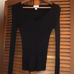 Ann Taylor loft black sweater size Small